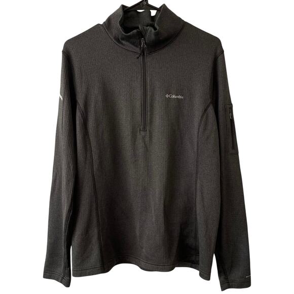 COLUMBIA "Steel Dynamics" LOGO Women's Quarter Zip Pullover Charcoal Gray XL - Picture 1 of 6